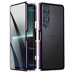 Xperia 10 VII �p �P�[�X �N���A ���� �J�����ی� �t�B�����t�� �A���~�o���p�[ �K���X�t�B���� ���b�N�t�� �S�ʕی� �}�O�l�b�g�� �G�N�X�y���A10 VII �p�J�o�[ ���� �l�C, ��
