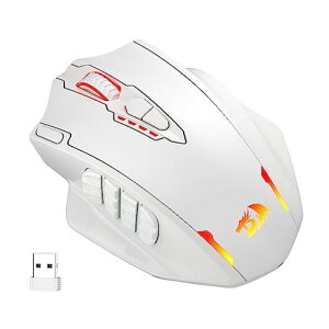 Redragon(���b�h���S��)M913ImpactElite���C�����X�Q�[�~���O�}�E�X16000DPI�L��/���C�����XRGB�}�E�X16�̃v���O�����\�ȃ{�^��45���ԃo�b�e���[�ƃv�����w�Z���T�[�t���T�C�h�{�^��12��MMO�}�c