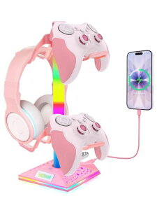 VCOM�Q�[�~���O�A�N�Z�T���[�f�X�N���[�R���g���[���[�X�^���h7�FRGB���C�g���@�\�w�b�h�z���X�^���hUSB�[�d�E�f�[�^�Ή�4�䓯�����[�R���g���[���[/�w�b�h�Z�b�g/Switch/PS5/PS4�f�X�N�����c