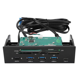 内部カードリーダーダッシュボード、ダッシュボードPCフロントパネルPCダッシュボードリーダー、高速フロントUSB 3.0インターフェース5.25インチ多機能内部カードリーダーダッシュボード用