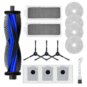 �G�R�o�b�N�X DEEBOT MINI �Ή� �|���@ �����p �A�N�Z�T���[�L�b�g(��u���V1�{+�t�B���^�[2��+�T�C�h�u���V3��+���b�v4��+�_�X�g�o�b�O3��+�N���[�j���O�u���V1�{)�݊��i ���Օi