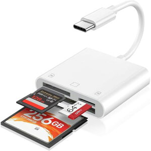 �J�[�h���[�_�[SDTFCF�y�ƊE�V��3in1iPhone17/16/15�Ή��zCF�J�[�h���[�_�[�^�C�vC�}���`�J�[�h���[�_�[OTG�@�\�����f�[�^�]�������ǂݏ���
