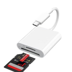 SD�J�[�h���[�_�[ �^�C�vc �y2025�V����Łz Type-C SD TF�J�[�h 2in1 �������J�[�h���[�_�[ OTG�@�\ �ݒ�s�v �f�W�J�� �X�}�z �f�[�^�]�� �����o���� �r�f�I/�t�@�C��/�ʐ^�ǂݍ��� �ϊ��A�_�v�^