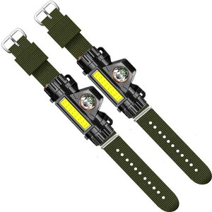 Tledtech ��񃉃C�g LED �����d�� 2in1 COB+XPE ����� 90°�p�x���� IPX4�h�� �[�d�� ����t���[ ��Ɨp �A�E�g�h�A�E��ԎU���E���̎U���E�A�E�g�h�A�p (2�Z�b�g)