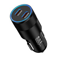 合計60W PD対応 シガーソケット usb-c 高出力 車載充電器 急速充電 カーチャージャー タイプc としがーソ…