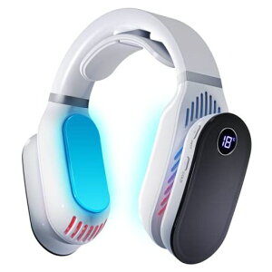 ProBreeze�l�b�N�N�[���[�l�b�N�q�[�^�[��p�v���[�g��|����@6�i�K���x����2600mAh��e�ʃo�b�e���[�l�b�N�t�@�������ԉғ�LED�f�B�X�v���C�\��RGB�J���[���C�g�A�N�Z�T���[���T