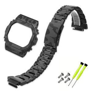 [Zealbeaty] V4.0�p �R���p�`�u�� G-SHOCK �X�e�����X�X�`�[�����v�o���hGW-M5610 DW5600 GW-5000 DW-5030 G-5600 �E�H�b�`�o���h�ƃP�[�X�\���b�h�X�`�[���x�[��