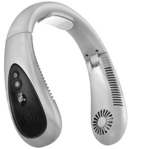 �l�b�N�N�[���[�l�b�N�t�@�� 5000mAh ��|����@ LED�f�B�X�v���C�\�� �g�ѐ�@ �u����p&�M���Ǒ΍� 3�i�K���ʒ��� �É��݌v �������ԘA���ғ� �܂肽���ݎ� �H�Ȃ����R�p�x������ Type�c