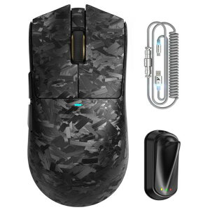 ATTACK SHARK X11 ULTRA 8K ���� �Q�[�~���O�}�E�X Nordic54L15 PAW3950MAX �J�[�{���t�@�C�o�[ ��B