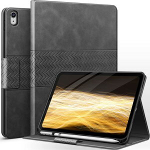 auaua iPad (A16) ��11���� 11 �C���` 2025 �P�[�X iPad ��10���� 10.9�C���` �P�[�X �y�����[2022 ��p PU���U�[ �蒠�^ �Ђъ���h�~ �ϏՌ� �I�[�g�X���[�v&�X�^���h�@�\�t�� �S�ʕی� (�O���[)