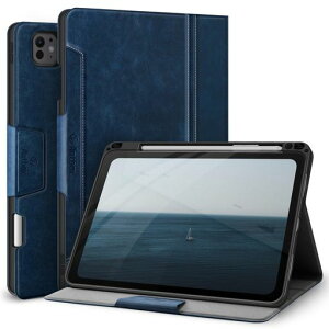 Antbox for iPad Pro 11�C���` �P�[�X M5 2025/M4 2024 ��p �y���V�� �z���_�[ Pencil Pro/USB-C���S�Ή� �Ђъ���h�~ �\�t�gPU���U�[ �}���`�X�^���h�@�\ �I�[�g�X���[�v (�u���[)