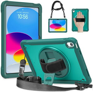 SENLANiPad10��10����/iPadA16��11����p�P�[�X360�x��]�n���h�x���g���|���c�u�����u���X�^���h�V�����_�[�X�g���b�v�t�����΂ߊ|���y�����[�ϏՌ�TPU+PC�������J�o�[�[��