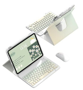 Moogukadan2025iPadA16��11����/iPad10��10����2022�p�̃L�[�{�[�h�P�[�X�}�E�X�t��360�x��]�O���f�[�V�����J���[�L�[�{�[�h�}�O�l�b�g�����������N���A�w�ʃJ�o�[�c�u�����u���X�^���h