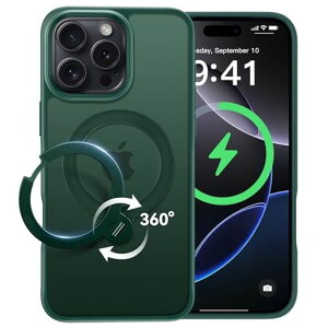 �y2025�ō�����&��_360�x��]�zCASEKOOiPhone16ProMax�p�P�[�X�ČRMIL�K�i�ϏՌ�MagSafe�Ή����ϋv���y���c�����E�p�x���R�����z�ő�25W�}���[�d�Ή��w��h�~/�}�b�g�d�グ/���ϖh�~/������