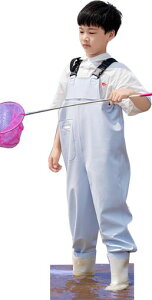 ウェーダー子供用釣りウェーダーレディース胴長靴胴長透湿完全防水簡単脱着チャックポケット丈夫伸縮ベルト釣りチェストハイフィッシングウェーダー渓流ヒップウェーダー潮干狩りフ…