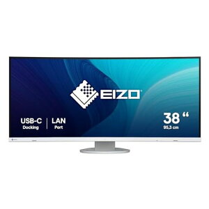 EIZO �v���t�F�V���i���E���g�����C�h���j�^�[ | FlexScan EV3895-WT | 37.5�^�EUSB Type-C�E�z���C�g