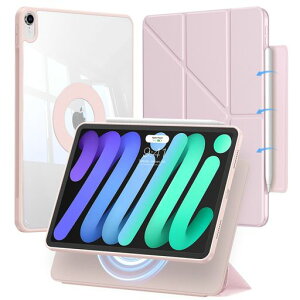 iPad mini7 �P�[�X (A17 Pro�A2024) iPad mini ��7/6���� �P�[�X �܂肽���݃X�^���h ���O���\�}�O�l�b�g�J�o�[ �c�u��/���u���X�^���h Pencil Pro/USB-C �Ή� �ϏՌ� �ϗ����ی�