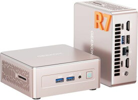 【次世代 R7・高耐久モデル】GEEKOM A5 7730U ミニPC 128GB+10TB SSD(拡張可能)2.5G LAN/WIFI6/ BT5.4| 8C16T 最大4.5GHz