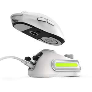 FanxooG-Power�[�d�h�b�N�́ALogitechG502G502XPlusGPWG903G703���C�����X�}�E�X�p�ŁARGB���C�g�ƃR���s���[�^���ʒ����m�u���t���Ă��܂�(�}�E�X�͊܂܂�Ă��܂���)(�u���b�N)(White)
