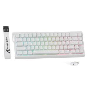 ATTACKSHARKX68PROHE���s�b�h�g���K�[�L�[�{�[�h��������3���[�h�ڑ�2.4GBluetoothUSB-C�L��8KHZ�Q�[�~���O�L�[�{�[�h���s�b�h�g���K�[�����\�ȃA�N�`���G�[�V��������RT0.01mm