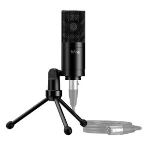 FIFINE XLR�R���f���T�[�}�C�N �P��w���� �}�C�N �}�C�N�X�^���h�t�� K669C