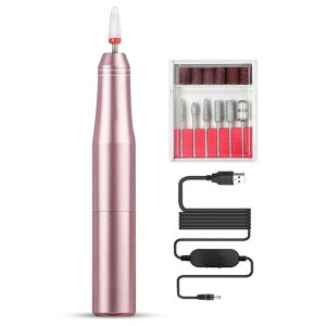 【最新ネイルマシン】ARREBOLネイルマシン電動ネイルマシンネイルマシンプロ用USB給電13点セット最大25000rpm正逆回転無段階調速人気ジェルネイル甘皮処理研磨爪磨きセルフオフマニキュア…