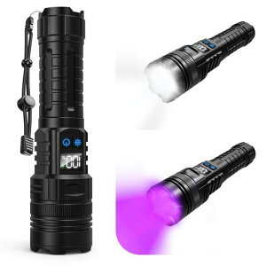 �����d�� ���� ���^�y�z���C�g& 365nm UV���C�g�zled���C�g �����P�x 5000mAh �n���h�w���h�g�[�` ��e�ʓd�r Type-C�[�d�� �n���f�B���C�g IP65�h�� �ϏՌ� �c�ʕ\���@�\ ��Ɨp ��d �n�k ���΁c