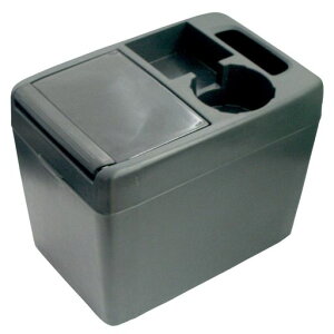 槌屋ヤック(TsuchiyaYac)車内用品ゴミ箱ダストボックスラージトラッシュ1ブラック10LPZ-343