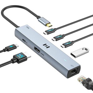 SeloreUSBCnu7in1hbLOXe[VyUSBC10Gbps]z4KHDMIfo3.1*3100W[d1000MbpsCT[lbgڑUSB2.0MacBookPro/AiriPad