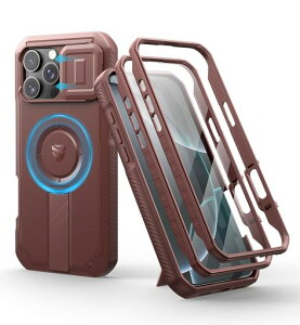 DexnoriPhone16ProMax�p�}�O�l�b�g�P�[�X-�X���C�h���J�����J�o�[/�����\�L�b�N�X�^���h���ړ�����ʕی�t�B�����t���ϏՌ����݌v(���b�h)