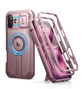 DexnoriPhone16Plus�p�}�O�l�b�g�P�[�X-�X���C�h���J�����J�o�[&�����\�L�b�N�X�^���h&������ʕی�t�B�����t���ϏՌ����P�[�X(�s���N)