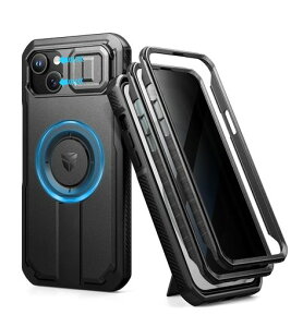 DexnoriPhone15Plus/14Plus�Ή��X���C�h���J�����J�o�[&�����\�L�b�N�X�^���h&�̂������h�~�t�B�����t��MagSafe�Ή��ϏՌ��o���p�[�P�[�X&���C�ی�J�o�[�u���b�N(�u���b�N)