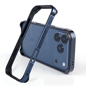 iPhone17ProMax用バンパーケースアルミアイフォン17promaxアルミケース軽量SUGOIDAN携帯ケースカメラレンズ保護シリコン二層構造柔軟耐衝撃アイホン17プロマックスカバー
