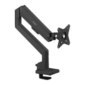 Pixio ���j�^�[�A�[�� PS1S Wave�u���b�N �V���O�� 17-32�C���` VESA �ω׏d9kg �K�X�X�v�����O�� �� �N�����v