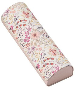 メイガン(Meigan)MEIGANメガネケースレディースおしゃれ北欧風デザインセミハード軽量コンパクトスリムマグネット開閉ピンク291701