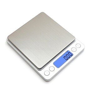 デジタルはかりデジタルスケールキッチンスケールクッキングスケール0.1g単位キッチンクッキングはかり0.5gから3kgまで精密電子はかり計量器測り料理調理お菓子作りコンパクト風袋引き…