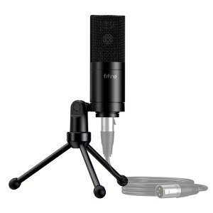 FIFINE XLR�R���f���T�[�}�C�N �P��w���� �}�C�N �}�C�N�X�^���h�t�� K669C