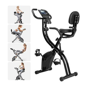 フィットネスバイク家庭用エアロバイクスピンバイク折りたたみ静音マグネット式多段階抵抗調節サドル・ハンドル調節可能電子ディスプレイ付きトレーニングダイエット器具エクササイ…