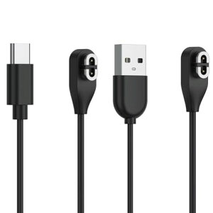 �y2�{�zShokz���`���C���z���p USB �[�d�P�[�u�� 60cm,1�� USB A + 1�� Type-C �Ή� Shokz OpenRun Pro/OpenRun/OpenRun