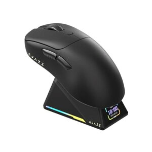 KDSTROE(�����ȓX)xAJAZZ AJ179 APEX �Q�[�~���O�}�E�X ���C�����X 1K 4K 8K�|�[�����O���[�g�Ή� OLED�f�B�X�v���C���C���[�d�h�b�N�t�� �������� PAW3950�Z���T�[ 30000DPI 750IPS 50G�����x