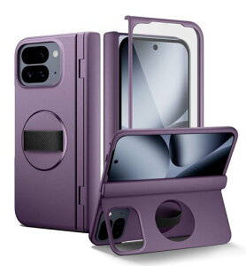 SURITCH�Ή�GooglePixel10ProFold�P�[�X360°��]���n���h�X�g���b�v�A�O���b�v�z���_�[�A�L�b�N�X�^���h�A�X�N���[���v���e�N�^�[�A�q���W�ی�@�\�t���A�X�����Ŋ��ȑϏՌ��ی�J�o�[�p�[�c