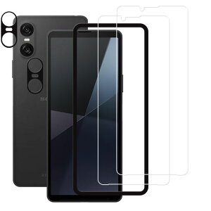 HKKAIS xperia 10 vi �K���X�t�B���� �y2+2 ���Z�b�g�z ���{���Ɏq�̗pXperia 10 VI SOG14 SO-52E�p �K���X�t�B���� �O�[�O��Xperia 10 VI SOG14 SO-52E�J�����t�B���� ���� �K���X