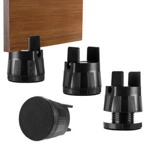 DEWEL ���������r �p������ �e�[�u�� �r 4�Z�b�g �p���� �� �������� 0mm~50mm������ �� ���������� ����6cm~8cm �������グ�� �e�[�u���r�� (�u���b�N)