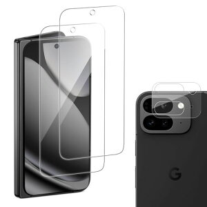 iXinQu Google Pixel 10 Pro Fold �p �K���X�t�B���� (2��)+�J�����t�B���� (1��) �w��F�ؑΉ� �O�[�O���s�N�Z�� 10 Pro Fold �Ή� �ی�t�B���� �����z�� �d�x9H �����K���X �ϏՌ�