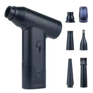 �d���G�A�_�X�^�[ �u�����[ ������ 110000RPM �ő啗�� 40m/s ���i�K���ʒ��� 2000mAh Type-C �[�d�� ���^ 225g 6 ��m�Y���t�� �p�\�R���E�ԁE�Ɠd�|���p ���[�P�[�X