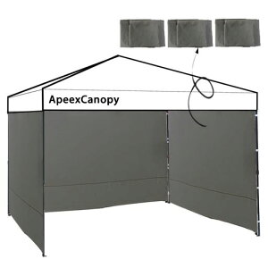 ApeexCanopy�y3���Z�b�g�z �T�C�h�V�[�g(����) ���ϐ����H �����^�b�`�^�[�v�e���g 3m/2.5m��p�T�C�h�V�[�g �}�W�b�N�e�[�v�t�� �T�C�h�V�[�g �h�� �h�� UV�J�b�g�ՔM ���O���ȒP �r�W�l�X�c