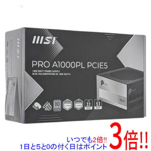 MSI PC�d�����j�b�g PRO A1000PL PCIE5 1000W