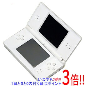 【いつでも2倍！1日と5.0のつく日、18日は3倍！】【中古】任天堂 ニンテンドーDS Lite ホワイト USG-S-WA 液晶画面いたみ