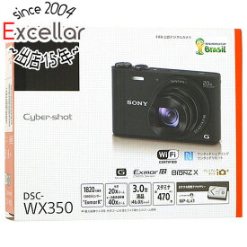 【いつでも2倍！5．0のつく日は3倍！1日も18日も3倍！】【中古】SONY製 Cyber-shot DSC-WX350 ブラック/1820万画素 元箱あり