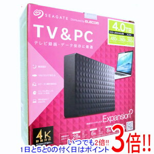 �y���ł�2�{�I1����5.0�̂����A18����3�{�I�z�y�V�i�󂠂�(�������E��Ԃ�)�z SEAGATE �O�t���n�[�h�f�B�X�N SGD-JMX040UBK 4TB